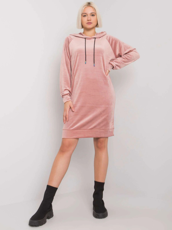 Šaty-FA-SK-7495.17P-růžová jedna velikost