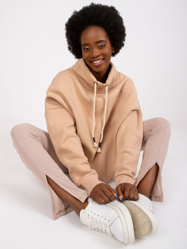 Dámská mikina FA-TU-6115-1.68P FANCY Barva: Béžová, Velikost: UNI