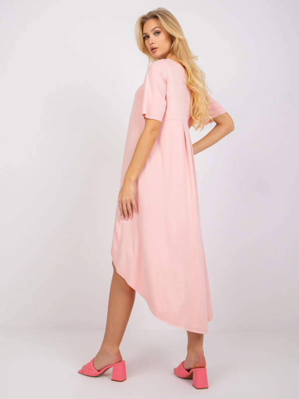 Dámské šaty RV SK R4889.09 lososové S/M