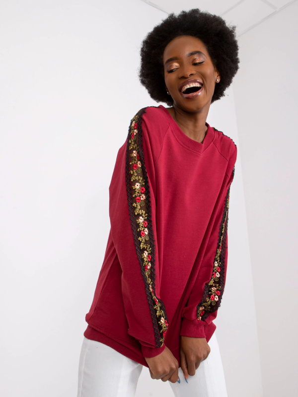 Halenka-RV-BL-7458.16 bordó L