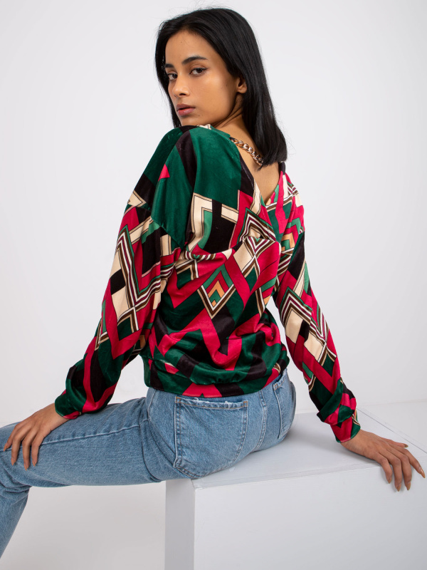 Bluzka-DHJ-BZ-6550-4.40 zelených