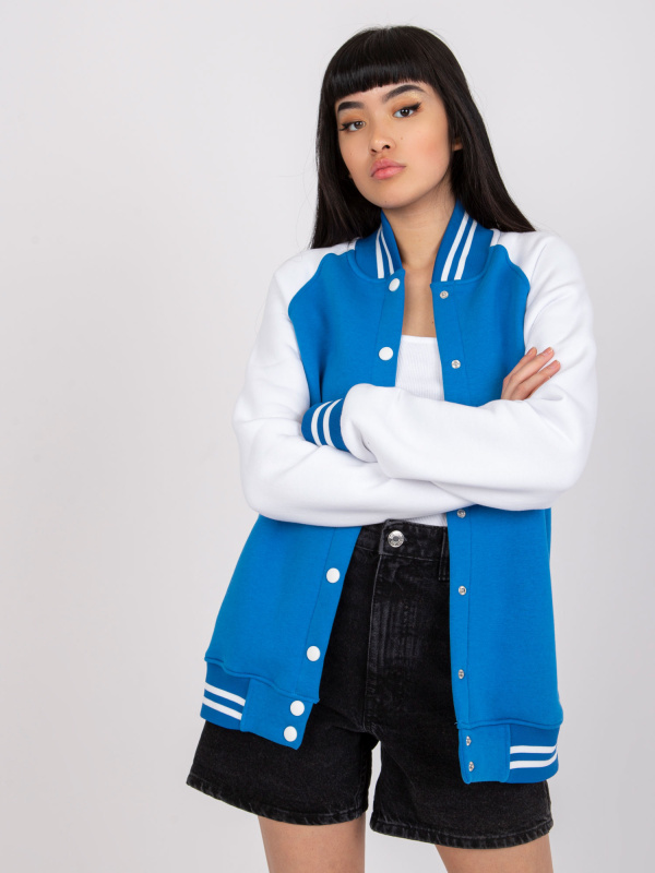 Dámská bunda RV-BL-7351.28X RUE PARIS Barva: Modrá - tmavě, Velikost: L/XL