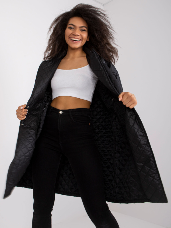 Dámský kabát EM EN 655.91 černý S