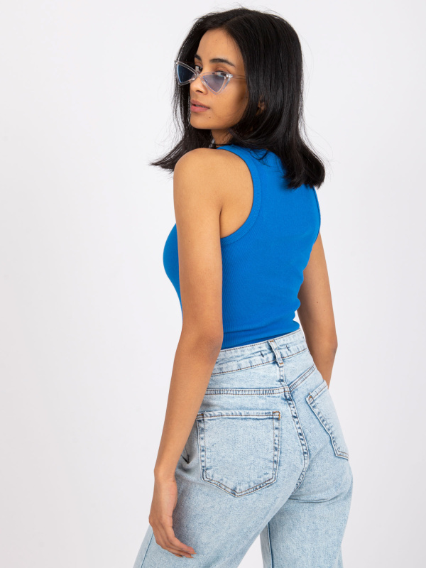 Tílko RV-TP-7534.21P RUE PARIS Barva: Modrá - tmavě, Velikost: S