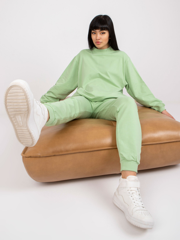 Dámské tepláky AP-DR-A-003 BASIC FEEL GOOD Barva: Zelená, Velikost: L