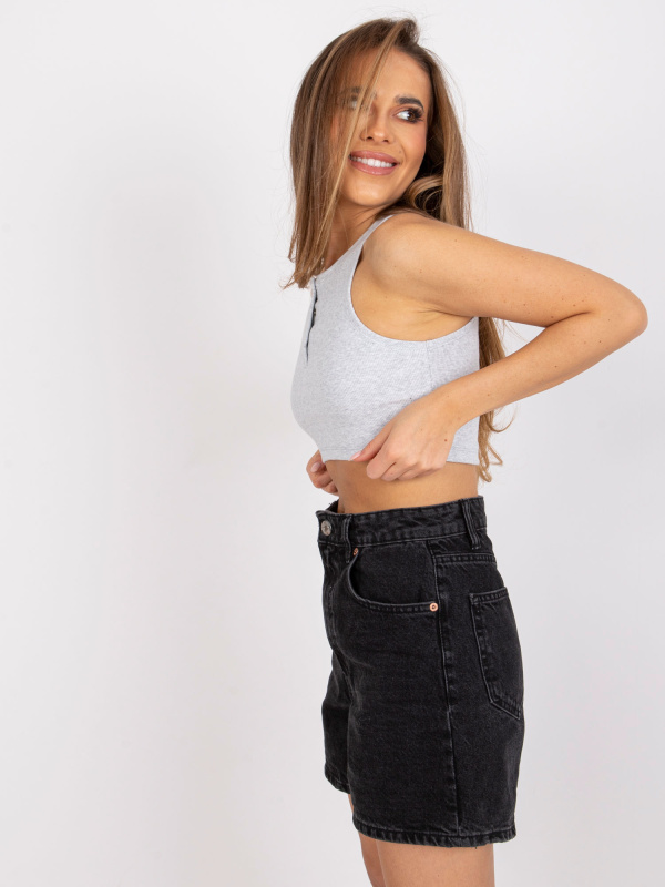 Top RV-TP-7528.11X RUE PARIS Barva: Šedá - světle, Velikost: M