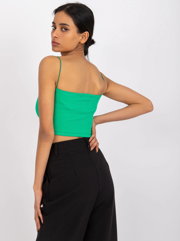 Top RV-TP-7535.11 RUE PARIS Barva: Zelená - tmavě, Velikost: XS