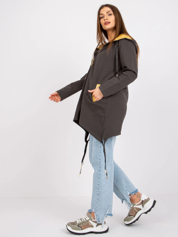 Mikina RV BL 4899 1.24 tmavě khaki L/XL