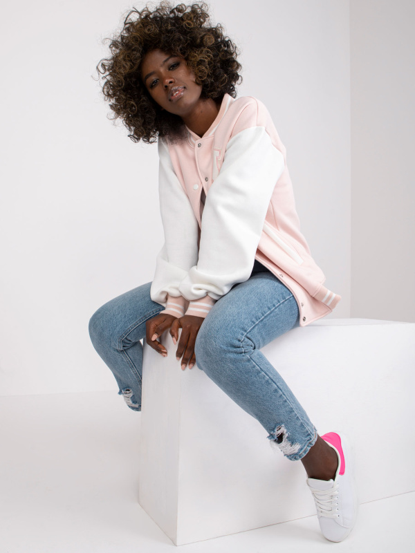 Mikina EM BL 697.88 světle růžová S/M