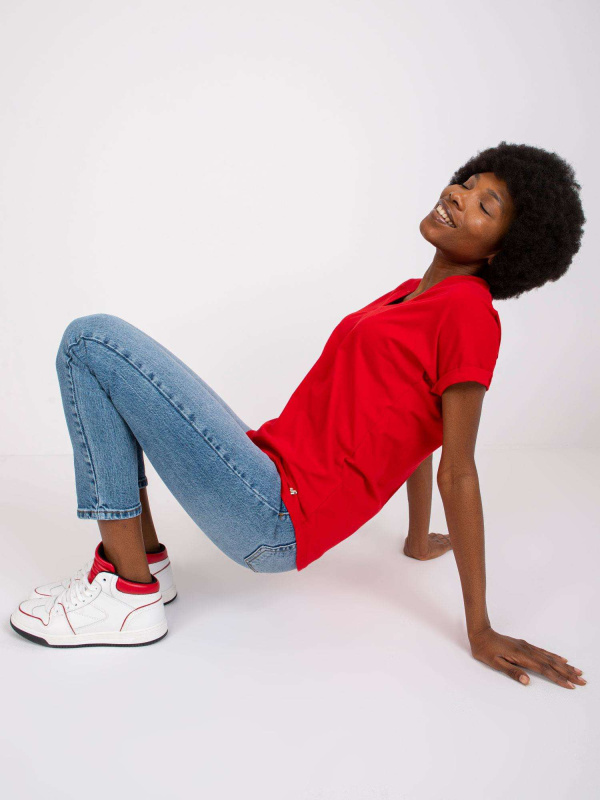 Tričko RV TS 7666.19 červená S/M