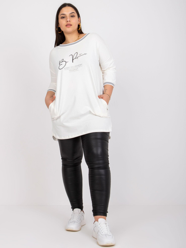 Tunika Plus size RV-TU-7564.57 RELEVANCE Barva: Zelená, Velikost: UNI
