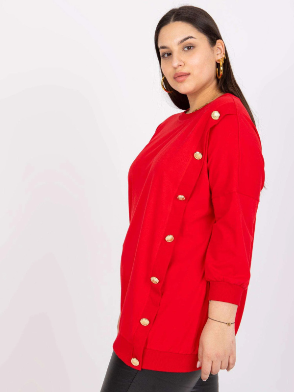 Halenka RV BZ 7608.27 červená jedna velikost