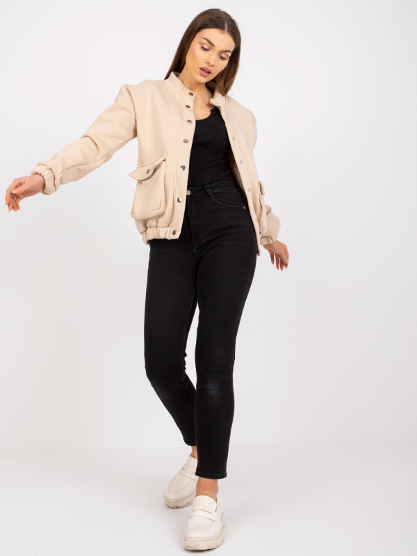 Dámská mikina EM-BL-633.13X ex moda Barva: Černá, Velikost: UNI