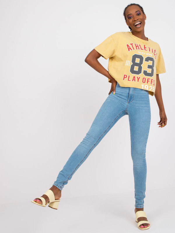 Džíny Skinny RO-SP-PNT-2308.86 RUE PARIS Barva: Modrá, Velikost: XS