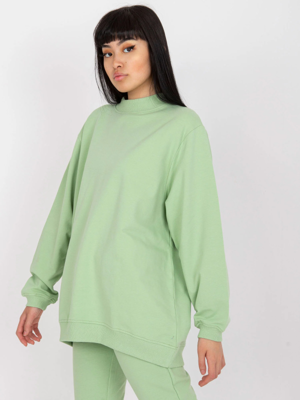 BASIC FEEL GOOD Mikina AP-BL-A-R001 Feel Good Barva: Zelená, Velikost: S/M