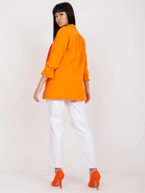 Dámské sako DHJ MA 7684 jasně oranžové XL