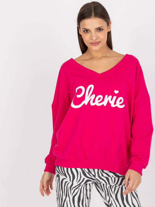 Mikina FA BL 7754.55P fuchsiová jedna velikost