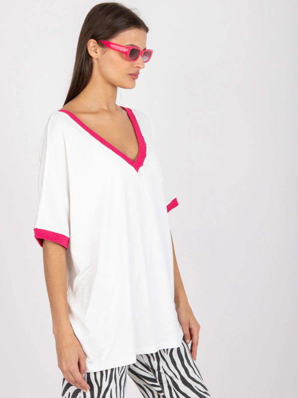 Halenka FA BZ 7766.81P bílá a růžová jedna velikost