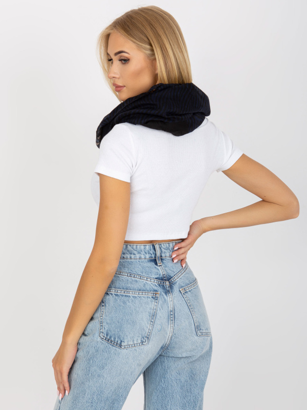 Dámská tunelová šála AT KM S 6221 černá jedna velikost