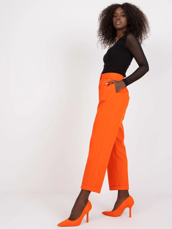 Kalhoty TO-SP-18153.65 RUE PARIS Barva: Oranžová, Velikost: 40