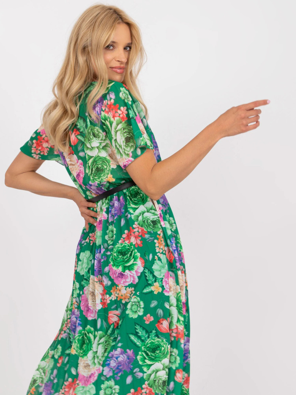 Šaty DHJ-SK-13162.92 ITALY MODA Barva: Zelená, Velikost: UNI