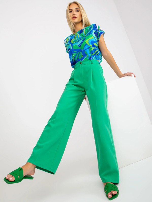 Dámské kalhoty SP 15679.01X zelené - FPrice XL
