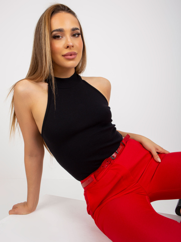 RUE PARIS Top-RV-TP-8009.16 Barva: Černá, Velikost: S