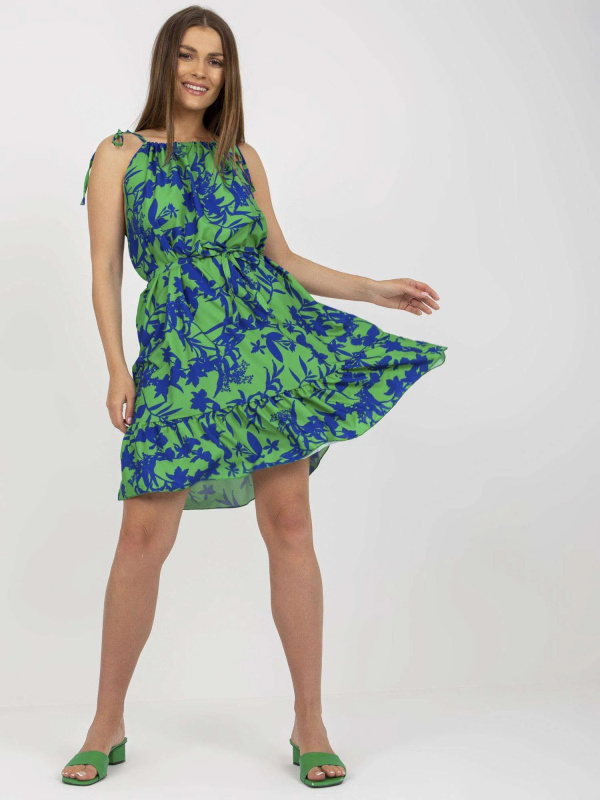 Šaty WN-SK-0806.47P RUE PARIS Barva: Zelená, Velikost: L/XL