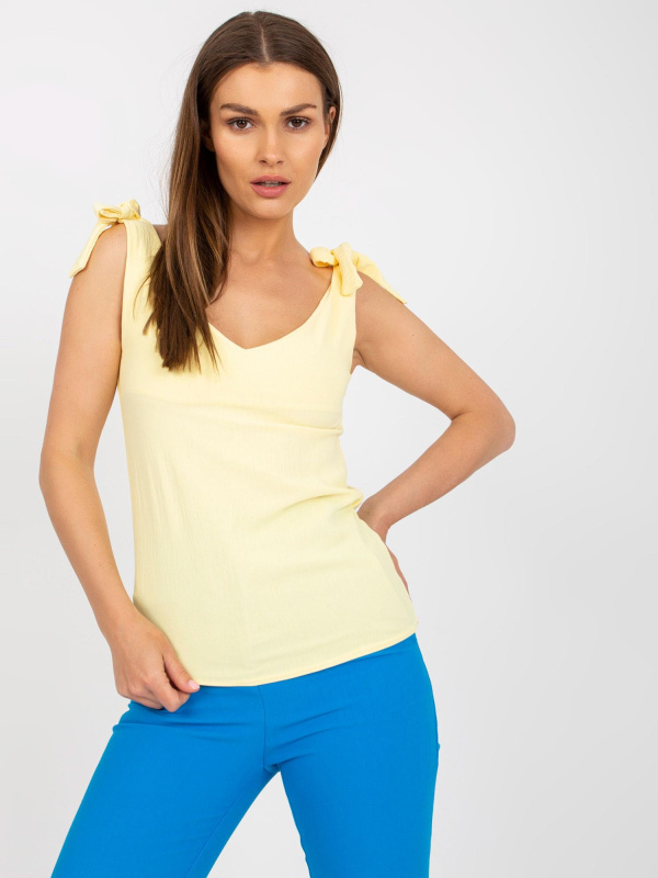 RUE PARIS Top-WN-TP-1705.69 Barva: Žlutá, Velikost: L