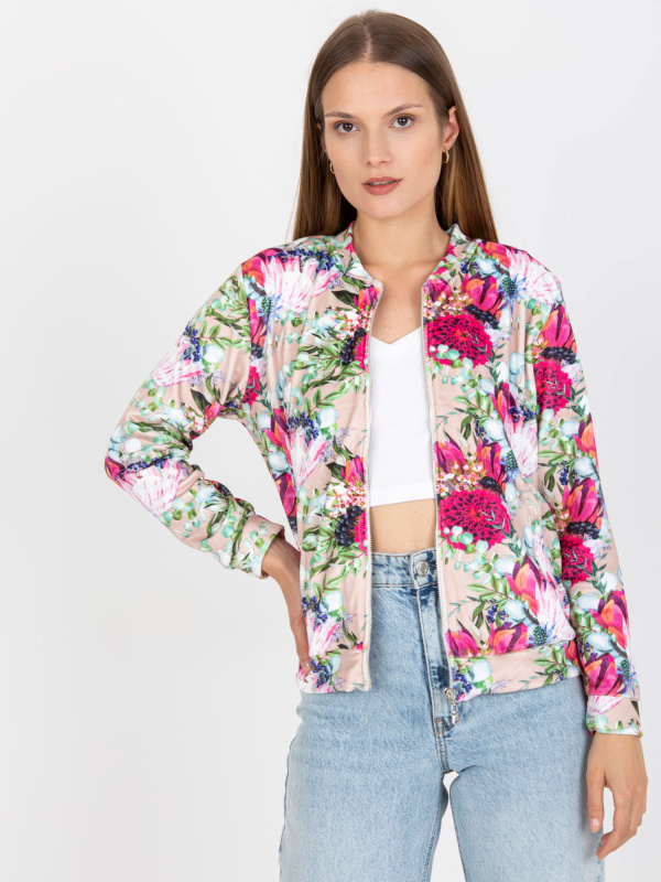 Viskózová bunda RV-BL-0290.00P RUE PARIS Barva: Černá, Velikost: S/M