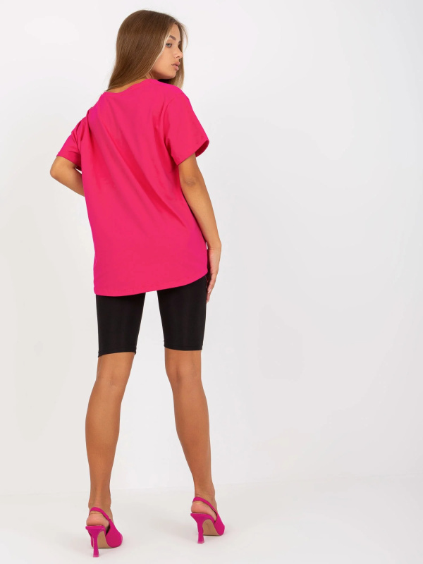 Tričko RV TS 8047.57P fuchsiová L/XL