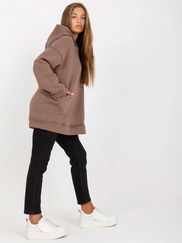 Mikina RV BL 8042.00P hnědá M