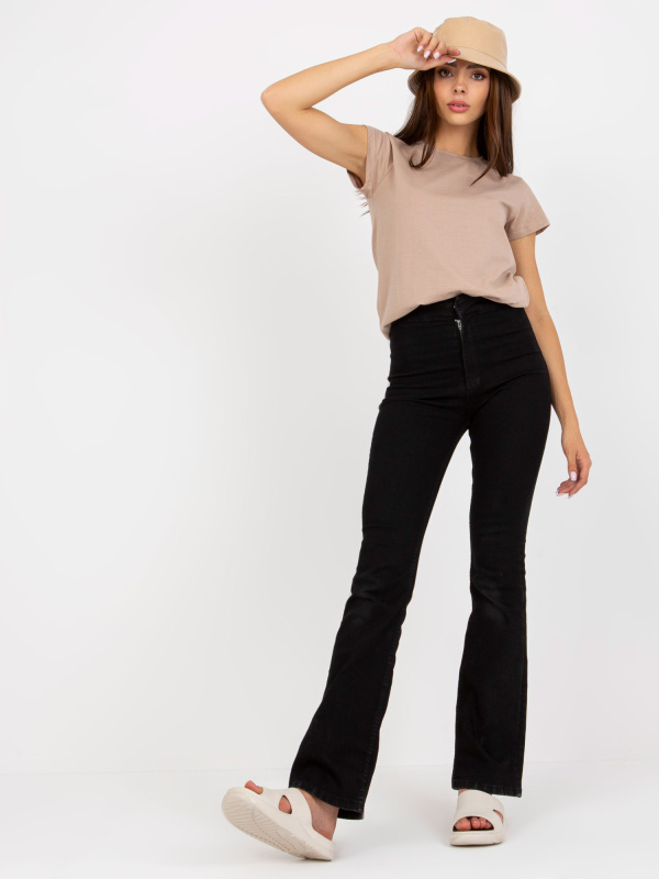 Tričko B-013.09P BASIC FEEL GOOD Barva: Béžová - tmavě, Velikost: S