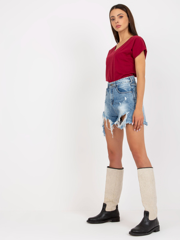 Tričko B-014.04X BASIC FEEL GOOD Barva: Bordó, Velikost: L