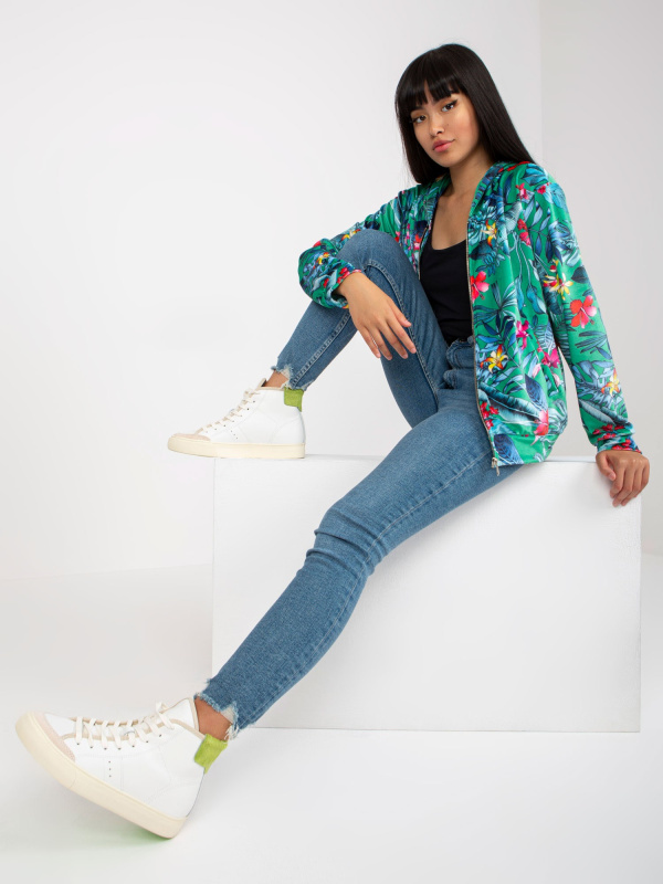 Mikina RV BL 8120.69P zelená L/XL