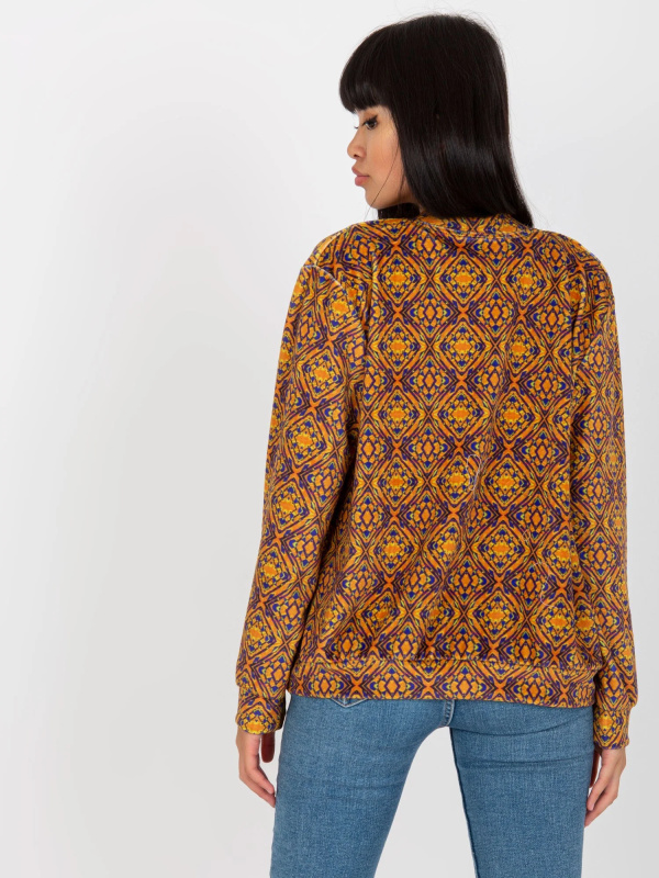 Mikina RV BL 8185.86 tmavě žlutá L/XL