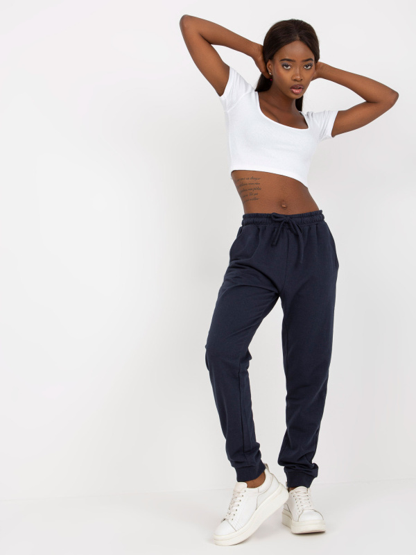 Dámské tepláky B-006.58 BASIC FEEL GOOD Barva: Modrá, Velikost: XL