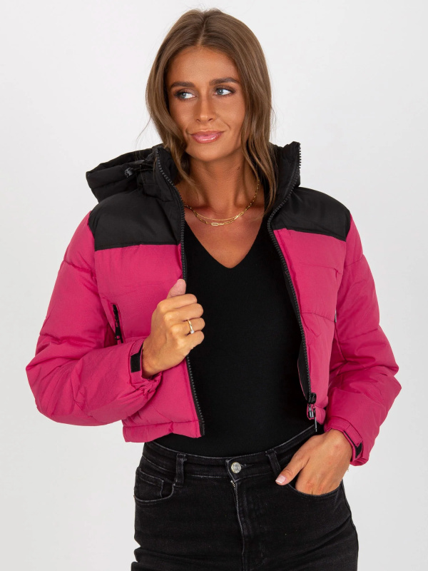 Dámská bunda NM KR D2 3825 73P černá a červená XL