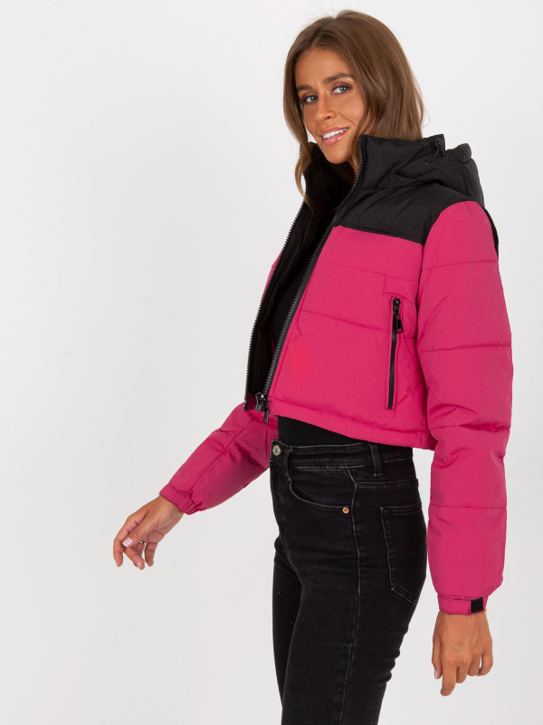 Dámská bunda NM KR D2 3825 73P černá a červená XL