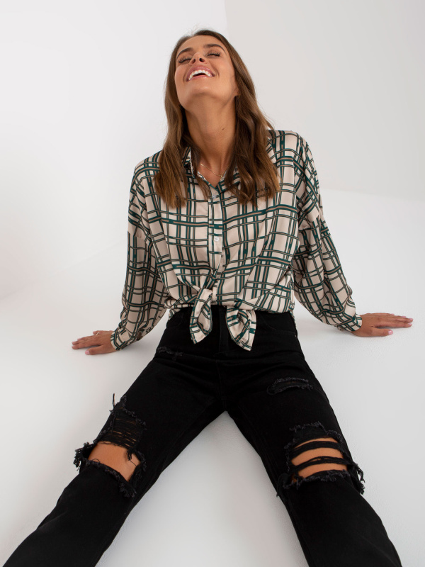 Košile EM-KS-3292.69P City Donna Barva: Modrá, Velikost: UNI