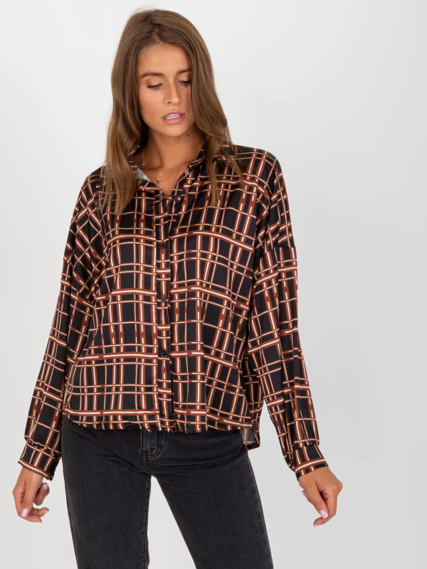 Košile EM-KS-3292.69P City Donna Barva: Hnědá, Velikost: UNI