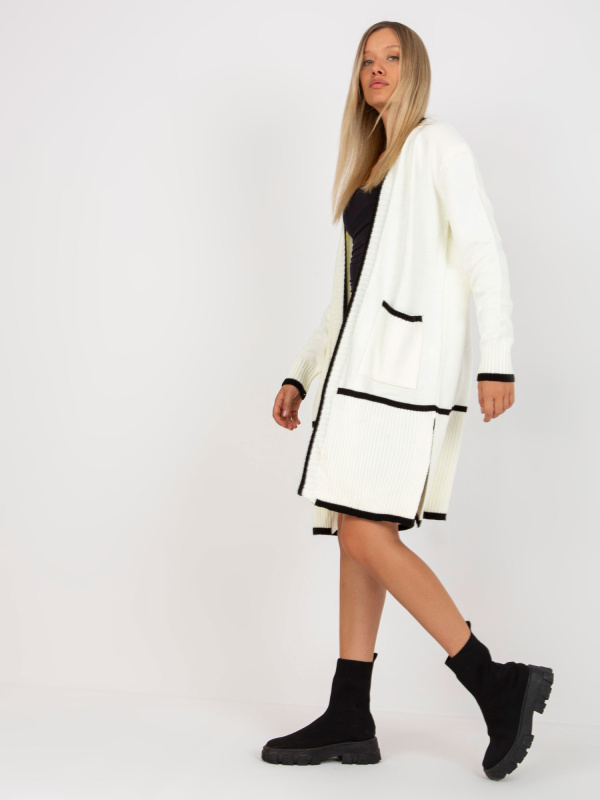 Jumper LC SW 0340.42P bílý a černý jedna velikost