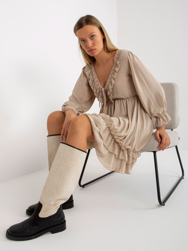 Šaty TW SK BI 0761 1.73P béžová L