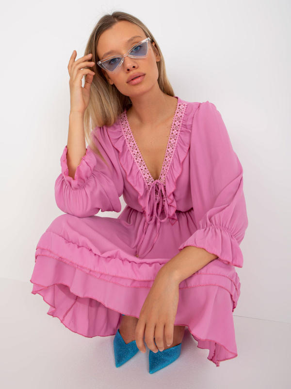 Šaty TW SK BI 0761.92 růžová jedna velikost