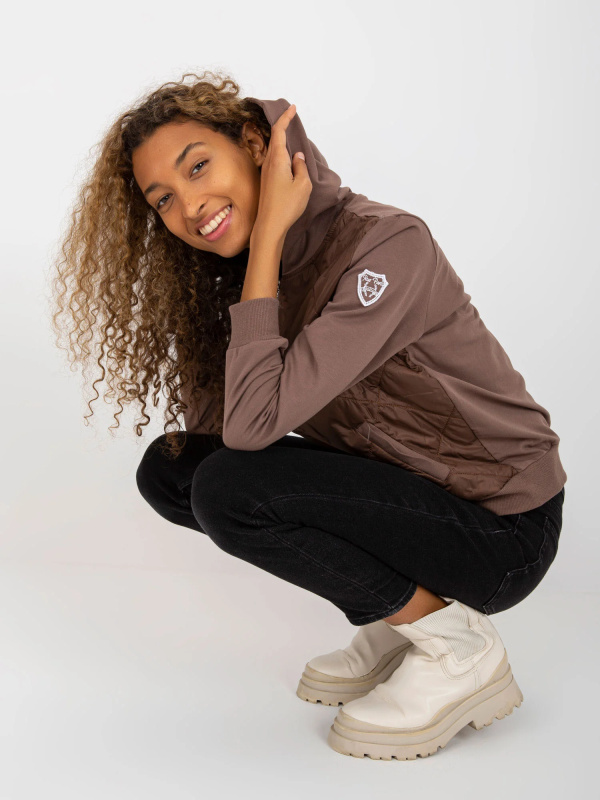 Dámská mikina RV BL 8226.11X hnědá L/XL