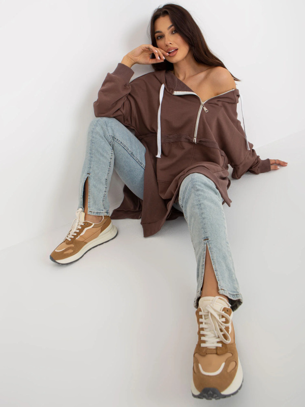 Mikina FA BL 8105.38P hnědá jedna velikost