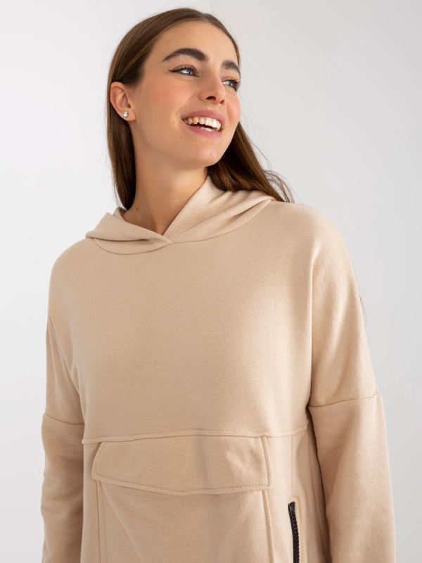 Mikina FA BL 8114.42P světle béžová jedna velikost