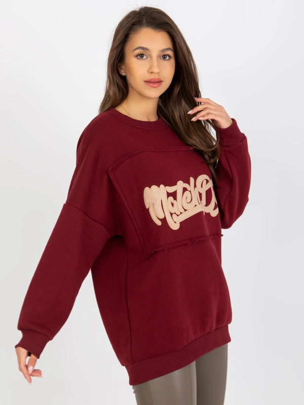 Mikina FA BL 8127.80P kaštanová jedna velikost