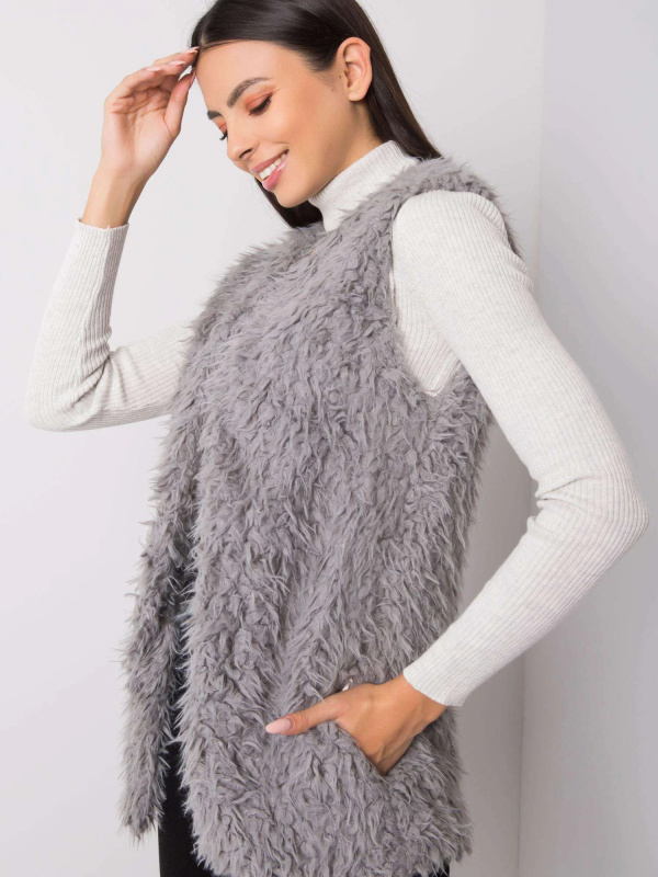 Wool Fashion Italia Vesta -AT-KZ-22105.11P Barva: Šedá - tmavě, Velikost: S/M