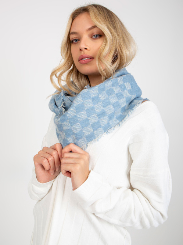 Tunelová šála AT KM 9501.10 světle modrá jedna velikost